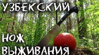 Я В ШОКЕ! Узбекский нож выживания! ПЧАК уделал всех! Очень очень острый нож!