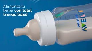 Avent | Tetero Anticólico Airfree Vent. Reduce cólicos, gases y reflujo*