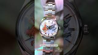 Rolex hand painted Pin-up design watch