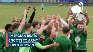 6 Scots host 1 Mercian in best of British Army football | Army Super Cup Final