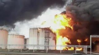 UKRAINIAN DRONES ATTACKED RUSSIAN PETROCHEMICAL PLANT INVOLVED IN THE PRODUCTION OF EXPLOSIVES