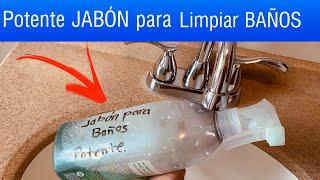 PREPARA TU JABON POTENTE PARA LIMPIAR LOS BAÑOS CON INGREDIENTES QUE YA TIENES EN CASA - VINAGRE