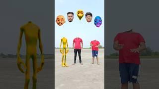 Yellow alien Motu vs cute brother & me correct head matching moye moye tranding song new game