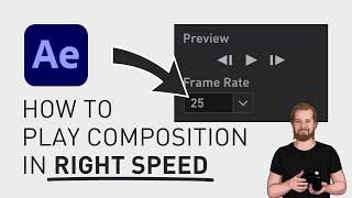 How to play After Effects composition in right speed