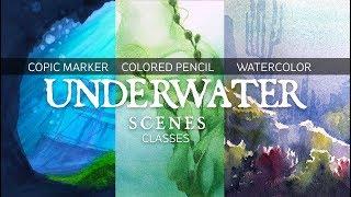 Underwater Scenes Mini Courses - now x3!