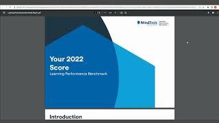 How to download your Learning Performance Benchmark results