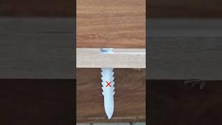 #diy Useful tips and tricks. Always use the anchor correctly #woodworking #tips #shorts #woodwork