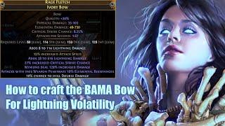 How to craft the BAMA bow I use