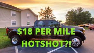 HOTSHOT - RATE PER MILE - $18 A MILE?