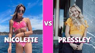 Nicolette Durazzo Vs Pressley Hosbach TikTok Dance Battle