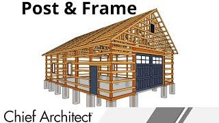 How To Make a Pole Barn Post and Frame Structure