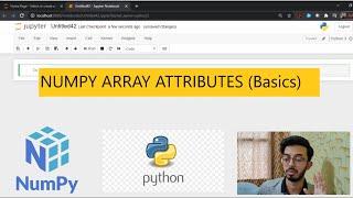 Numpy Basics [2] | NumPy Array Attributes