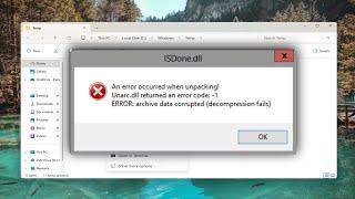Fix: ‘unarc.dll Returned an Error Code’ in Windows 10/11 [Solution]