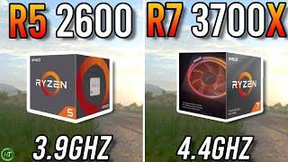 Ryzen 5 2600 vs Ryzen 7 3700X - Tested in 2023