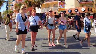 BENIDORM  LEVANTE BEACH - OLD TOWN November 2024bCosta Blanca Spain 4K