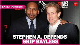 Stephen A  Defends Skip Bayless Amid Fox Sports Misconduct Allegations