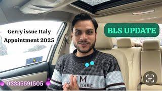 BLS ITALY , Spain and Gerry Update | Ramdan timing bls Italy | Gerry issue Italy Appointment | #visa