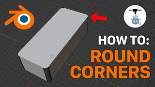 How to Round Corners of Object Using Blender