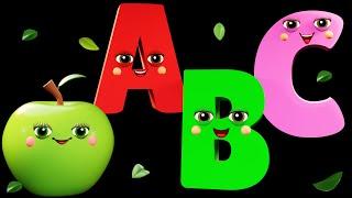 ABC Song - A to Z Alphabet Song with Fruits  Sensory Video for Kids