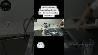 Yamda high end faucet water purifier 304 stainless steel tap water filter