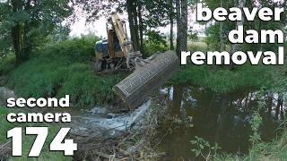 Mechanical Beaver Dam Removal No.174 - Second Camera