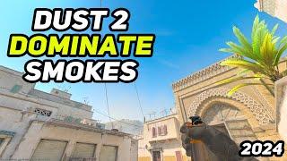 CS2 Dust 2 - Smokes For Dominate On Map In 2024