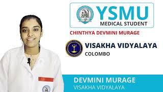 World Class Medical Education | YSMU Student Feedback | Chinthya Murage - Visakha Vidyalaya