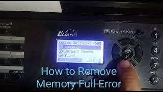 How To Remove Memory Full Error sk281220212015