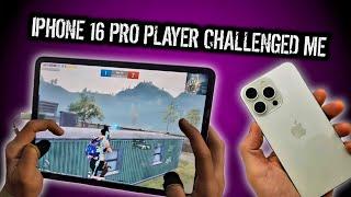 IPHONE 16 PRO VS IPAD PRO 1 VS 1 CHALLENGE | PUBG MOBILE