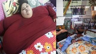The world's fattest woman has been safely transported to India for life-saving surgery