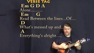 Boulevard of Broken Dreams (Green Day) Mandolin Cover Lesson in Em with Chords/Lyrics