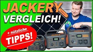 3 POWERSTATIONEN im VERGLEICH! Welche ist die RICHTIGE für DICH? Jackery Explorer 240 | 500 | 1000