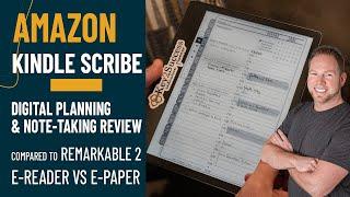 Amazon Kindle Scribe Digital Note-Taking Review Compared to ReMarkable 2