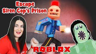 СИРЕНОГОЛОВЫЙ ПОЛИЦЕЙСКИЙ, ПОБЕГ ИЗ ТЮРЬМЫ Escape Siren Cop's Prison! SCARY OBBY Roblox