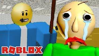 ПОБЕГ ОТ УЧИТЕЛЯ БАЛДИ! ЗЛОЙ УЧИТЕЛЬ BALDI гоняет учеников в ROBLOX или Побег из ШКОЛЫ с Кидом #КИД