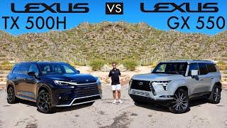 BEST LEXUS SUV?? -- 2024 Lexus GX 550 vs. 2024 Lexus TX 500h: Comparison