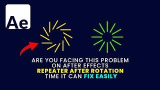 #After Effects  Weird Repeater Rotation Problem Fix Easily | TIK TIK TIK