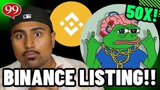 This PEPE MEME COIN IS GETTING LISTED ON BINANCE?! Buy Before Pump!!