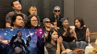 LISA's FAMILY REACTS TO 'ROCKSTAR' M/V