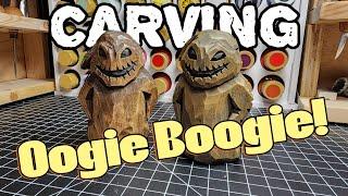 Carve With Me! Oogie Boogie - Knife Only, Full Tutorial