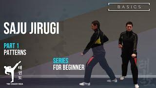 SAJU JIRUGI SERIES Part 1 (Arae-Makki+Momtong-Bandae-Jirugi) Patterns Saju Jirugi Taekwondo Children