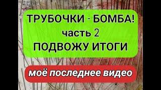 Что стало с трубочками? Последняя заметка плетуна.