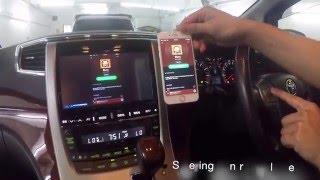 Toyota Vellfire - iOS9 MirrorLINK to Alpine (VIE-X009)