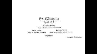 Chopin-Godowsky Etude Op. 10 No. 5 Version 4