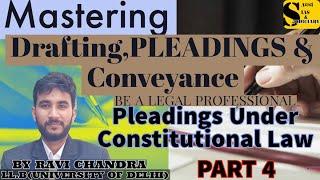 DRAFTING, PLEADINGS & CONVEYANCE Part 4 ! SAMARTHYA IAS & JUDICIARY #llb #law #pleading #drafting