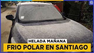 ¡Frío polar llegó a Santiago! La capital registra la mañana más fría del año