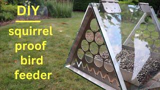 How To Make ● Very Unique Squirrel Proof Bird Feeder ( that actually works ! )