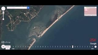 Watch the Formation of a Barrier Island