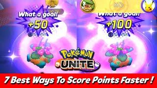 7 Fastest Ways To Score Points In Pokemon Unite (Tips and Tricks) !