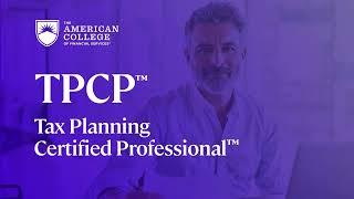 Advisors Agree: TPCP™ is the profession's must-have credential 